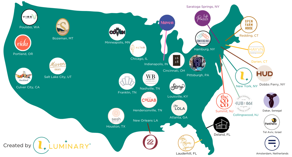 2023 Community Partner Spaces Map_Updated Sept. 7