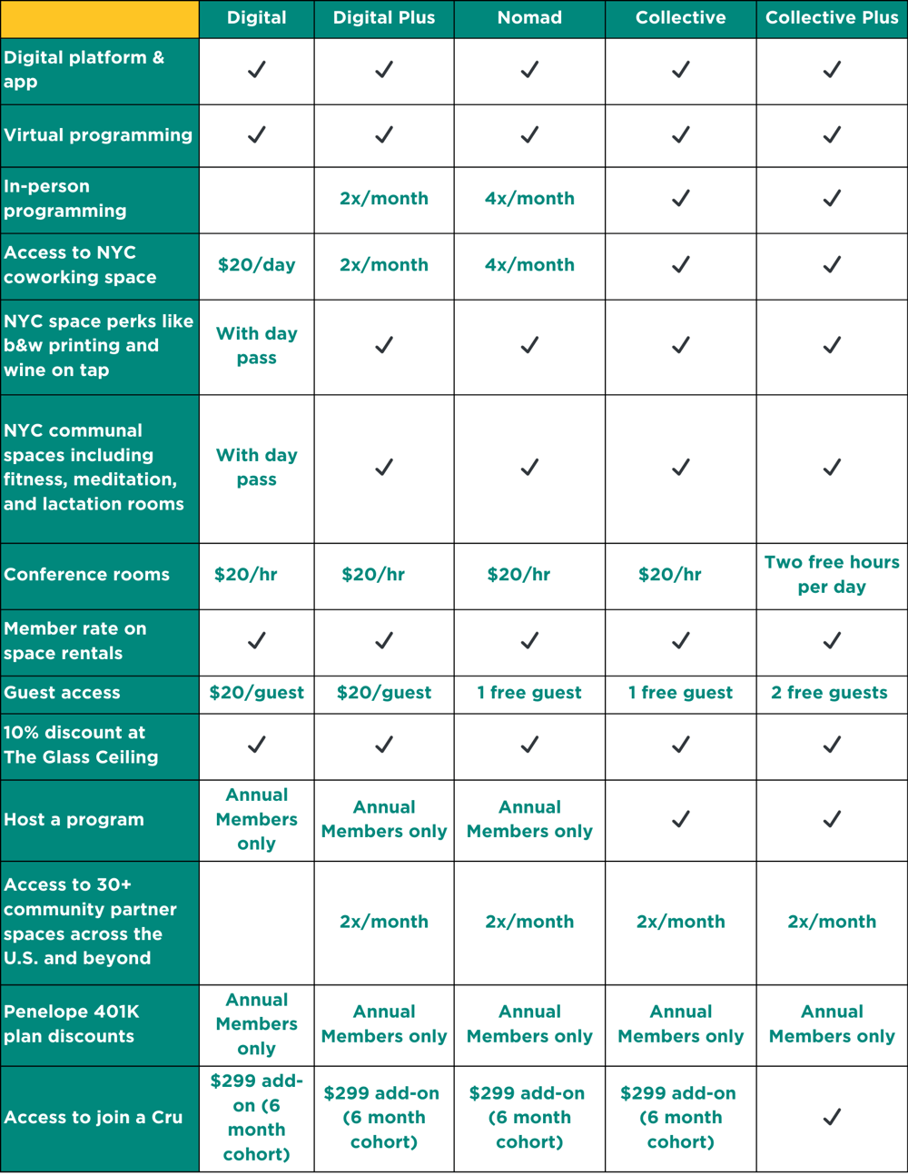 Website Membership Page Comparison Chart (4)